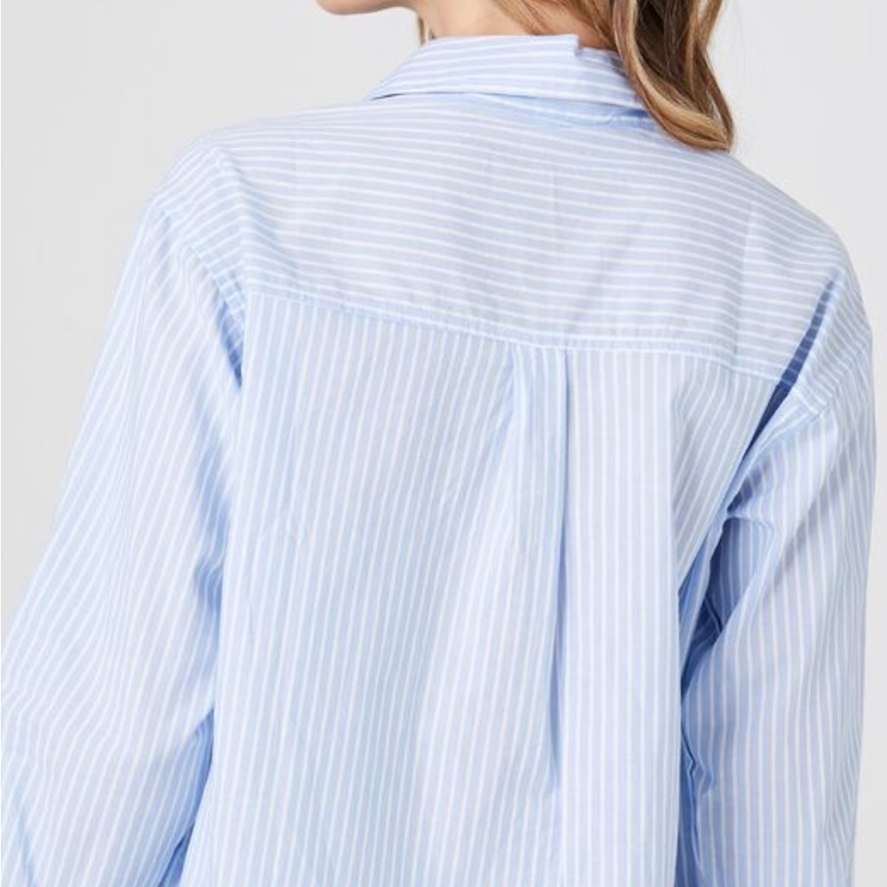 Cropped button down shirt, FOREVER 21